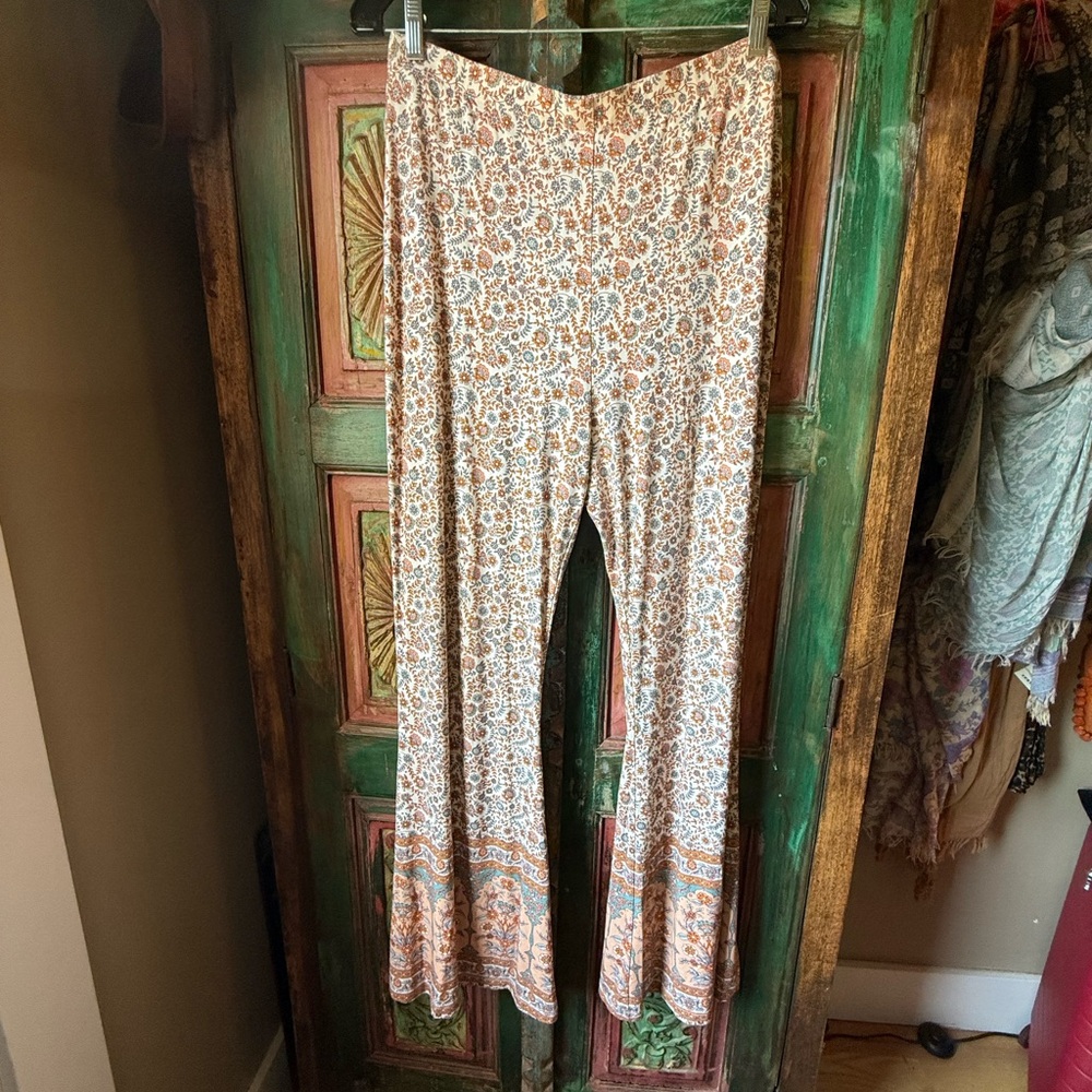 Arnhem Orange and White Boot Cut Flare Bells